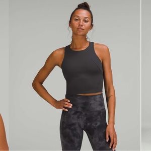 Lululemon Invigorate Training Tank Top Graphite Grey